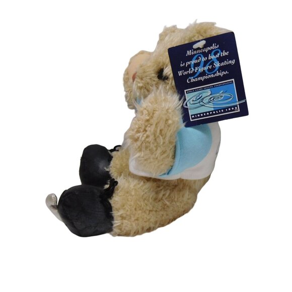 Commonwealth World Figure Skatng Championships Minneapolis1998 Bear Plush Signed - Picture 3 of 7